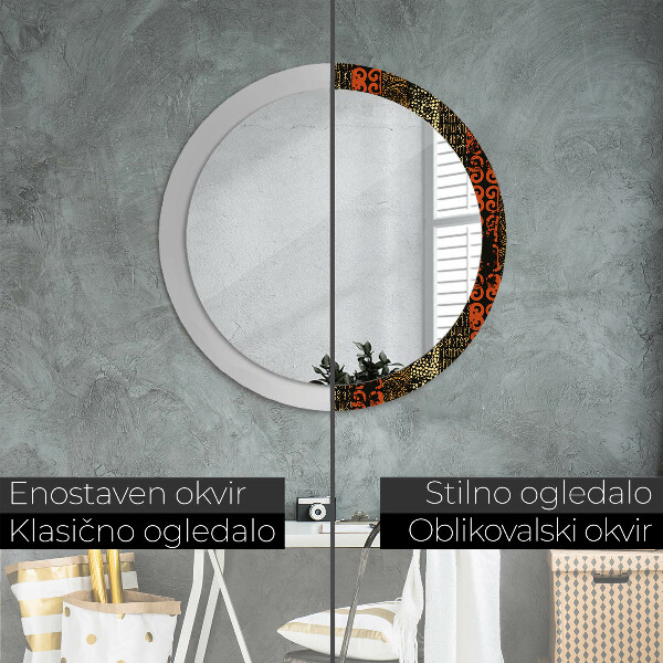 Decoratiuni perete cu oglinda Model abstract grunge