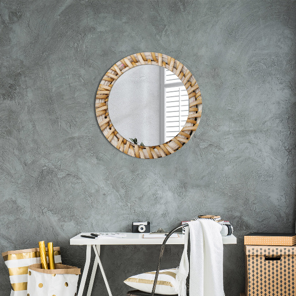 Decoratiuni perete cu oglinda Împletitură naturală