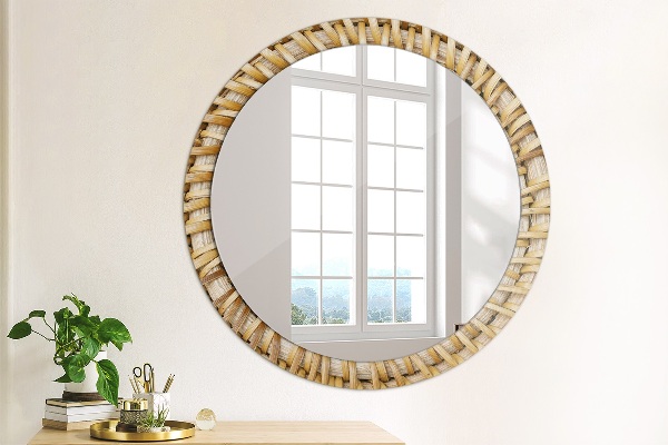 Decoratiuni perete cu oglinda Împletitură naturală