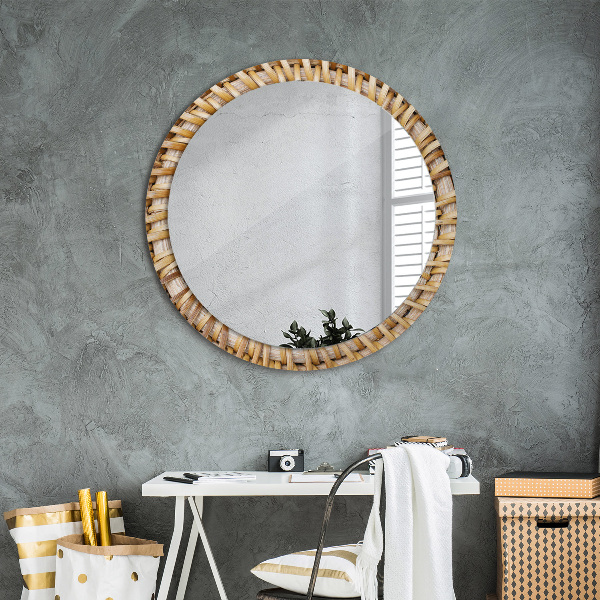 Decoratiuni perete cu oglinda Împletitură naturală