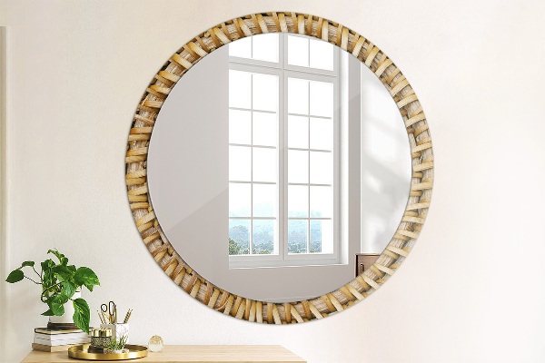 Decoratiuni perete cu oglinda Împletitură naturală
