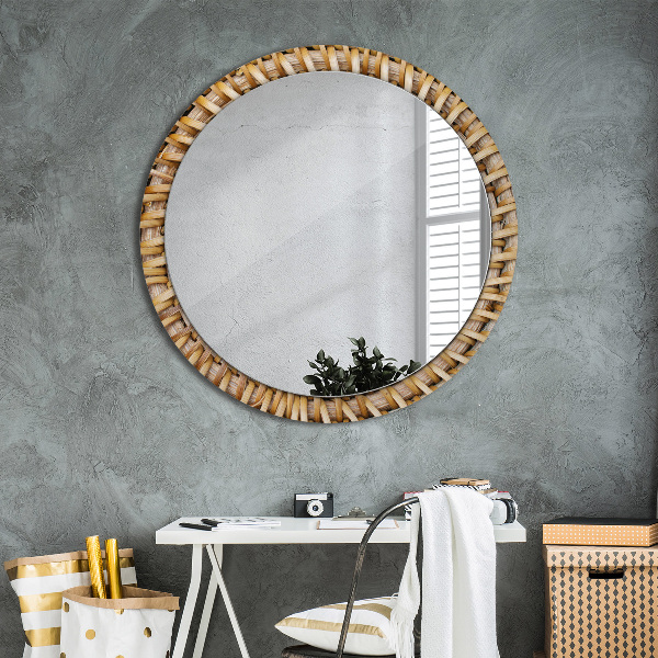 Decoratiuni perete cu oglinda Împletitură naturală