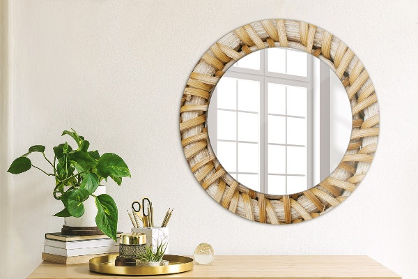 Decoratiuni perete cu oglinda Împletitură naturală