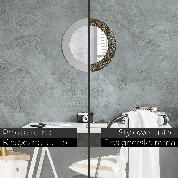 Decoratiuni perete cu oglinda Ornamente de aur