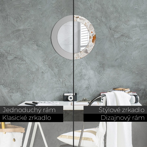 Decoratiuni perete cu oglinda Fundal lastric
