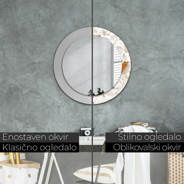 Decoratiuni perete cu oglinda Fundal lastric