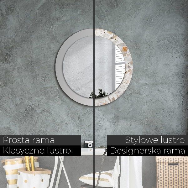 Decoratiuni perete cu oglinda Fundal lastric