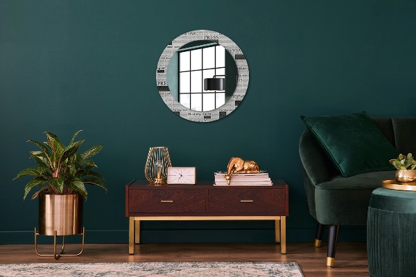 Decoratiuni perete cu oglinda Model din ziare