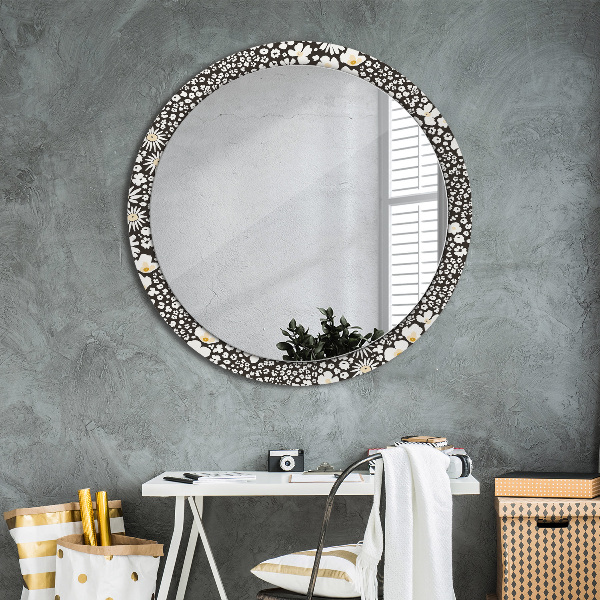 Decoratiuni perete cu oglinda Margaretă de fildeș