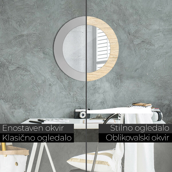 Decoratiuni perete cu oglinda Lemn usor