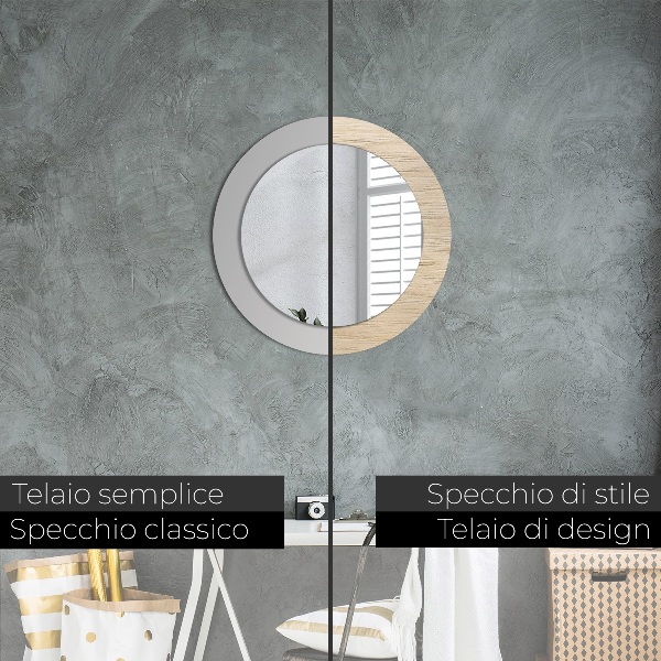 Decoratiuni perete cu oglinda Lemn usor
