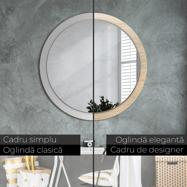 Decoratiuni perete cu oglinda Lemn usor
