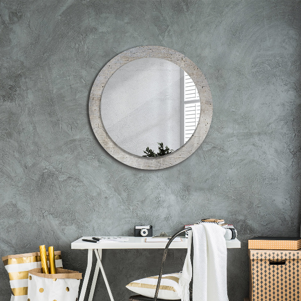 Decoratiuni perete cu oglinda Beton gri