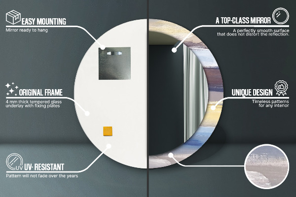 Decoratiuni perete cu oglinda Imagine abstractă