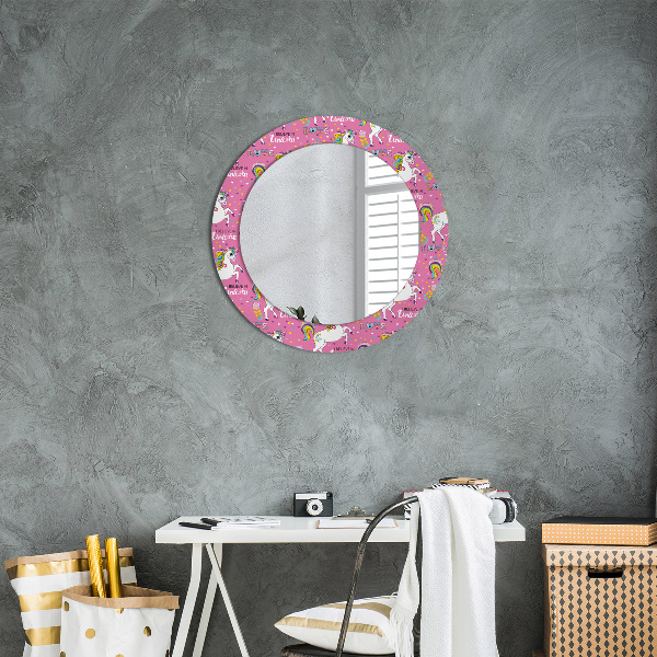 Decoratiuni perete cu oglinda Unicornul magic