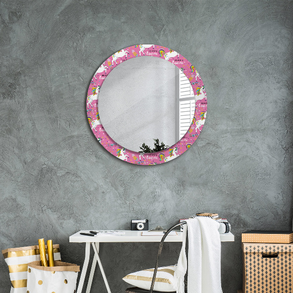 Decoratiuni perete cu oglinda Unicornul magic