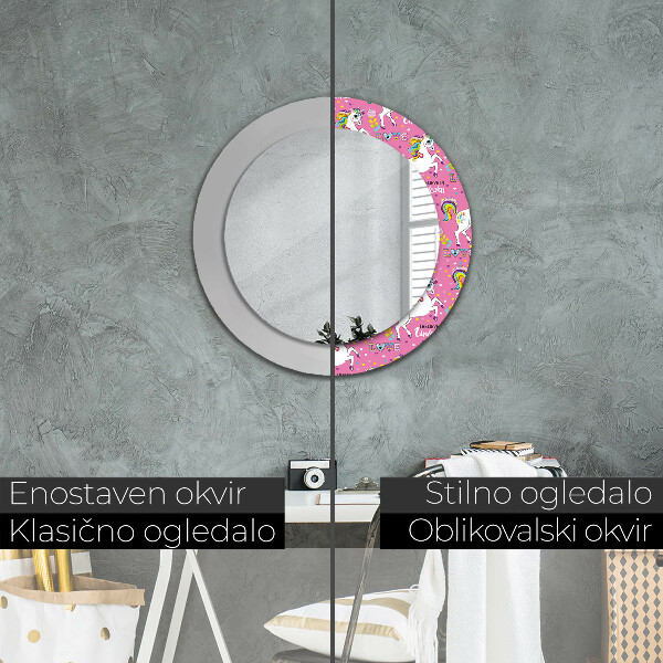 Decoratiuni perete cu oglinda Unicornul magic