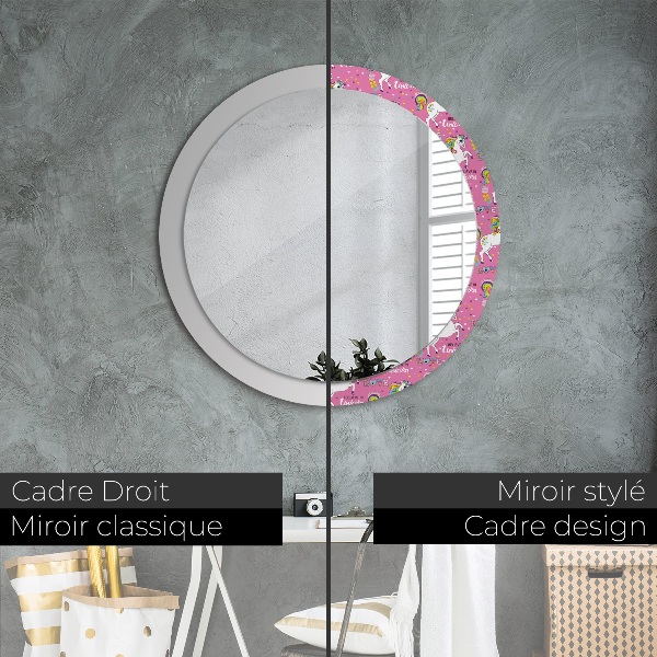 Decoratiuni perete cu oglinda Unicornul magic