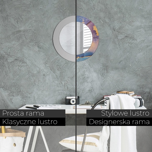 Decoratiuni perete cu oglinda Piatră de marmură