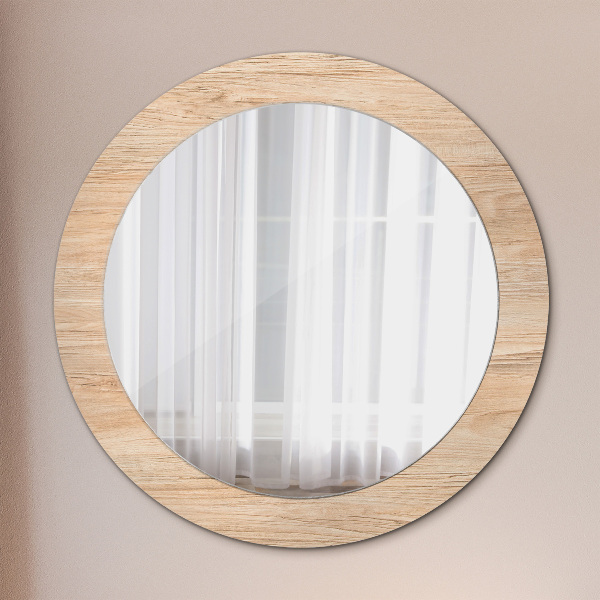 Decoratiuni perete cu oglinda Textura lemnului