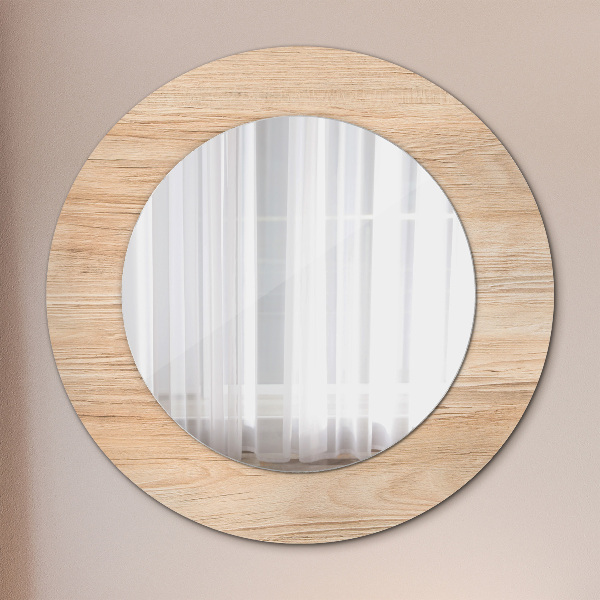 Decoratiuni perete cu oglinda Textura lemnului