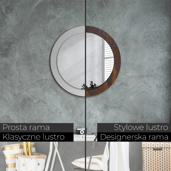 Decoratiuni perete cu oglinda Rustic metalic