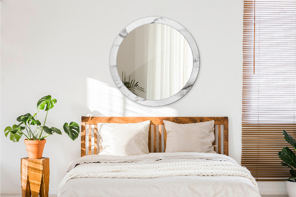 Decoratiuni perete cu oglinda Marmură albă