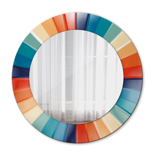 Decoratiuni perete cu oglinda Curele concentrice radiale