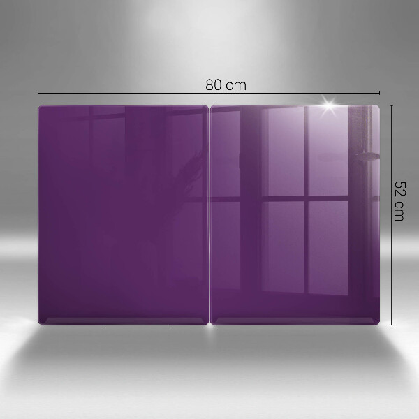 Placă sticla protectie aragaz Culoare violet