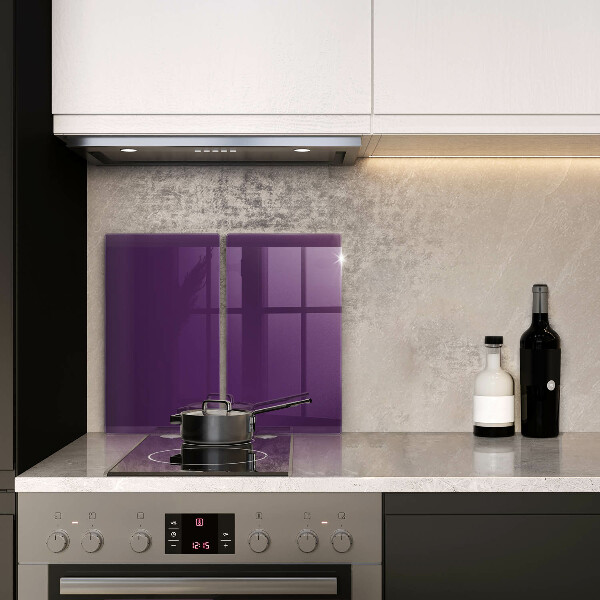 Placă sticla protectie aragaz Culoare violet