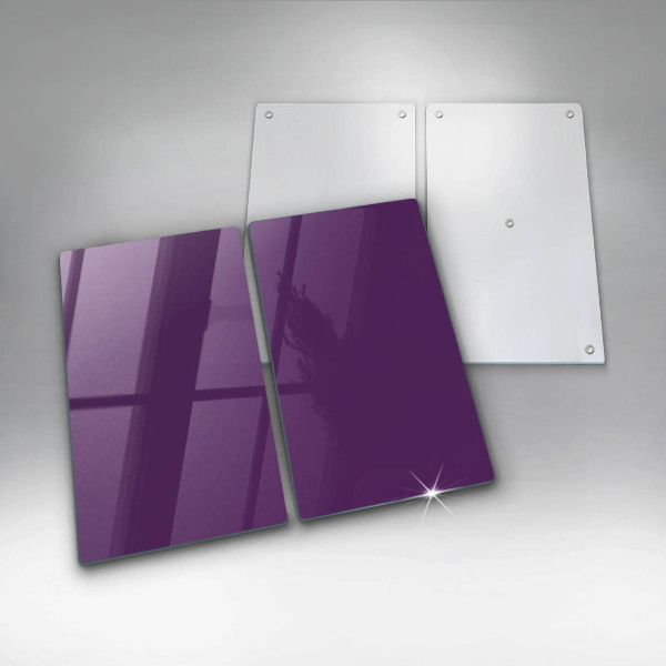 Placă sticla protectie aragaz Culoare violet