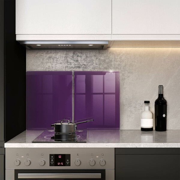 Placă sticla protectie aragaz Culoare violet