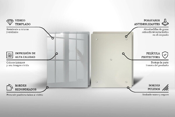 Placa din sticla protectie perete bucatarie Culoare gri