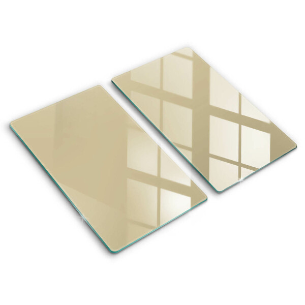 Placa din sticla protectie perete bucatarie Culoare bej
