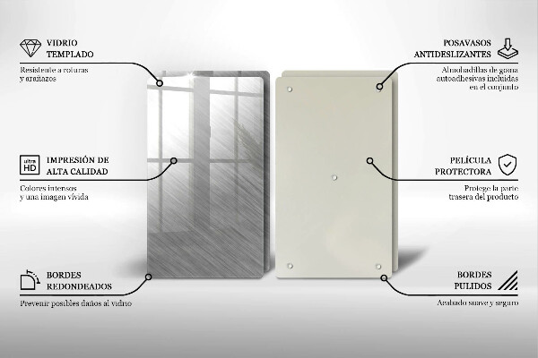 Placă sticla protectie aragaz Fundal cu textură metalică