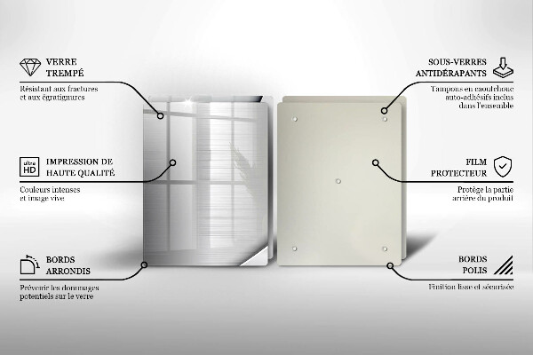 Placă sticla protectie aragaz Forme metalice