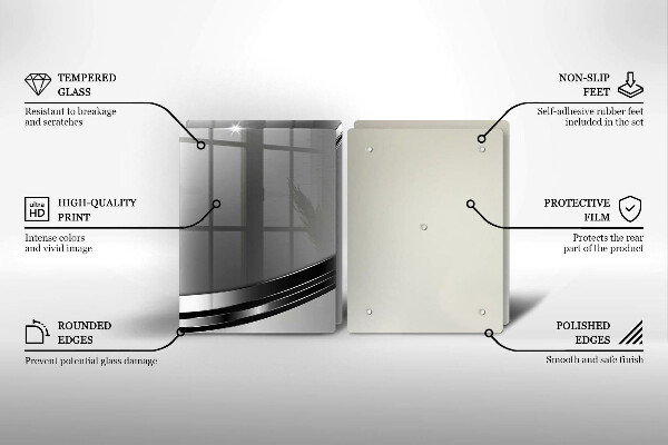 Placă sticla protectie aragaz Abstracția metalului