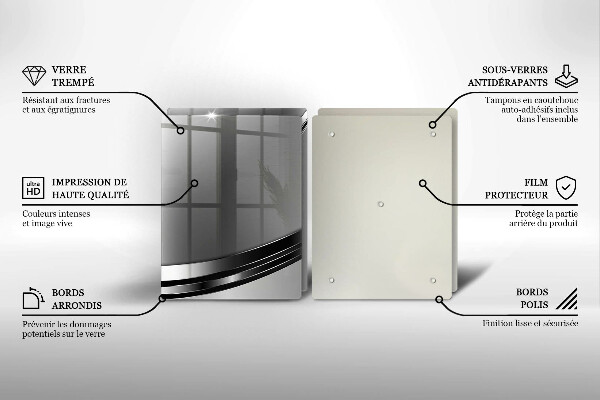 Placă sticla protectie aragaz Abstracția metalului