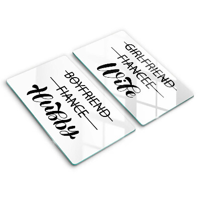 Placă din sticla protectie perete Inscripție propoziție model