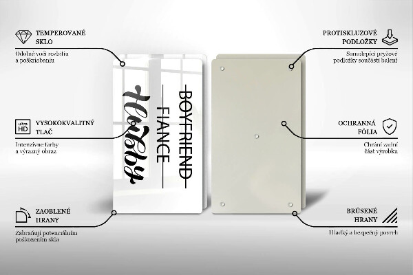 Placă din sticla protectie perete Inscripție propoziție model