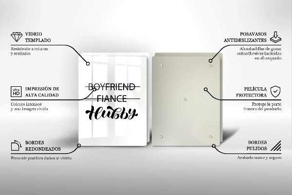 Placă din sticla protectie perete Inscripție propoziție model