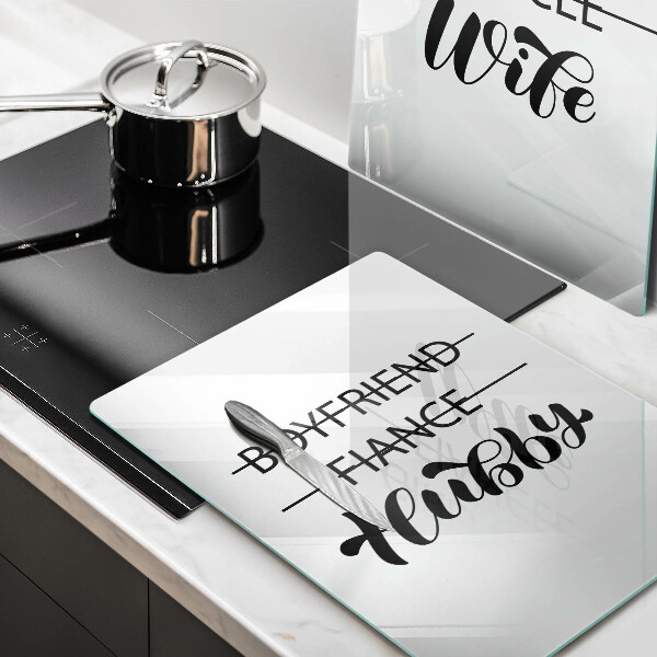 Placă din sticla protectie perete Inscripție propoziție model