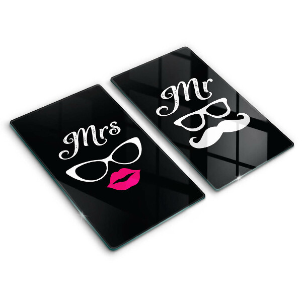 Placă din sticla protectie perete Mrs mr