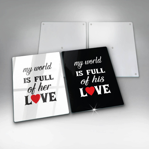 Placă din sticla protectie perete Inscripție propoziție