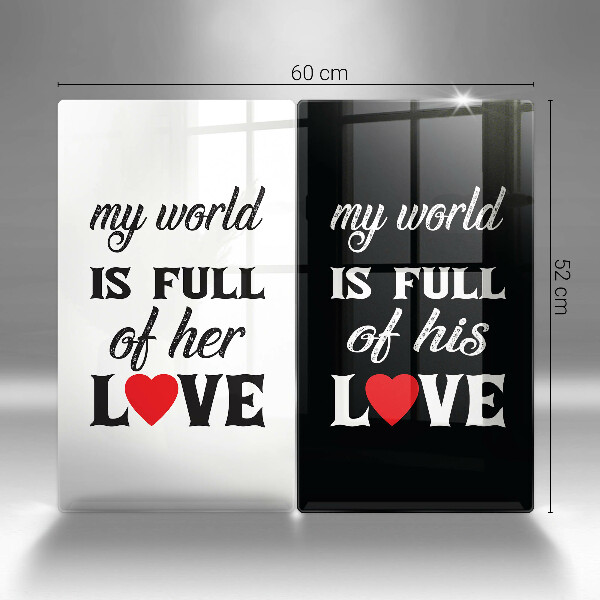 Placă din sticla protectie perete Inscripție propoziție