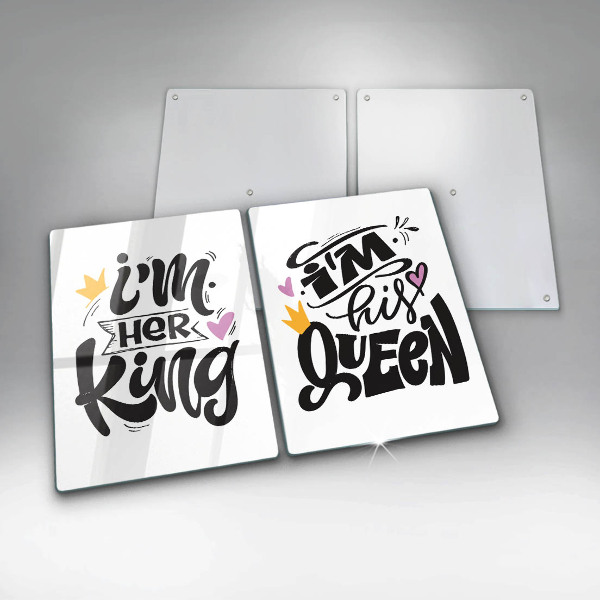 Placă din sticla protectie perete Inscripție propoziție