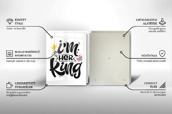 Placă din sticla protectie perete Inscripție propoziție