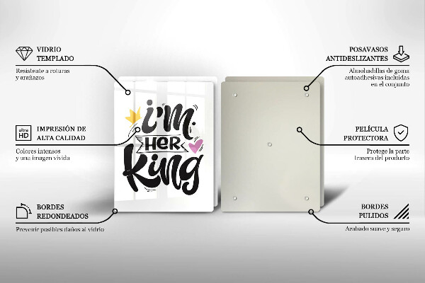 Placă din sticla protectie perete Inscripție propoziție