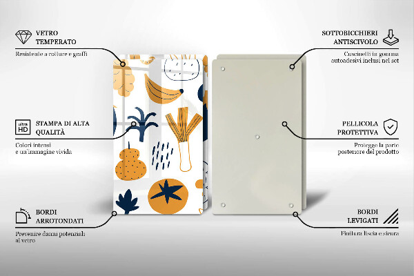 Placă sticla protectie aragaz Ilustrație alimentară