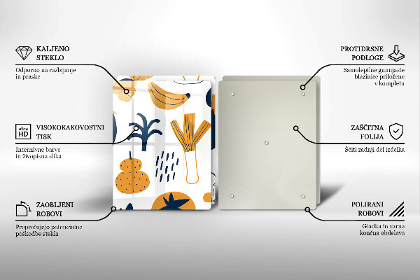 Placă sticla protectie aragaz Ilustrație alimentară